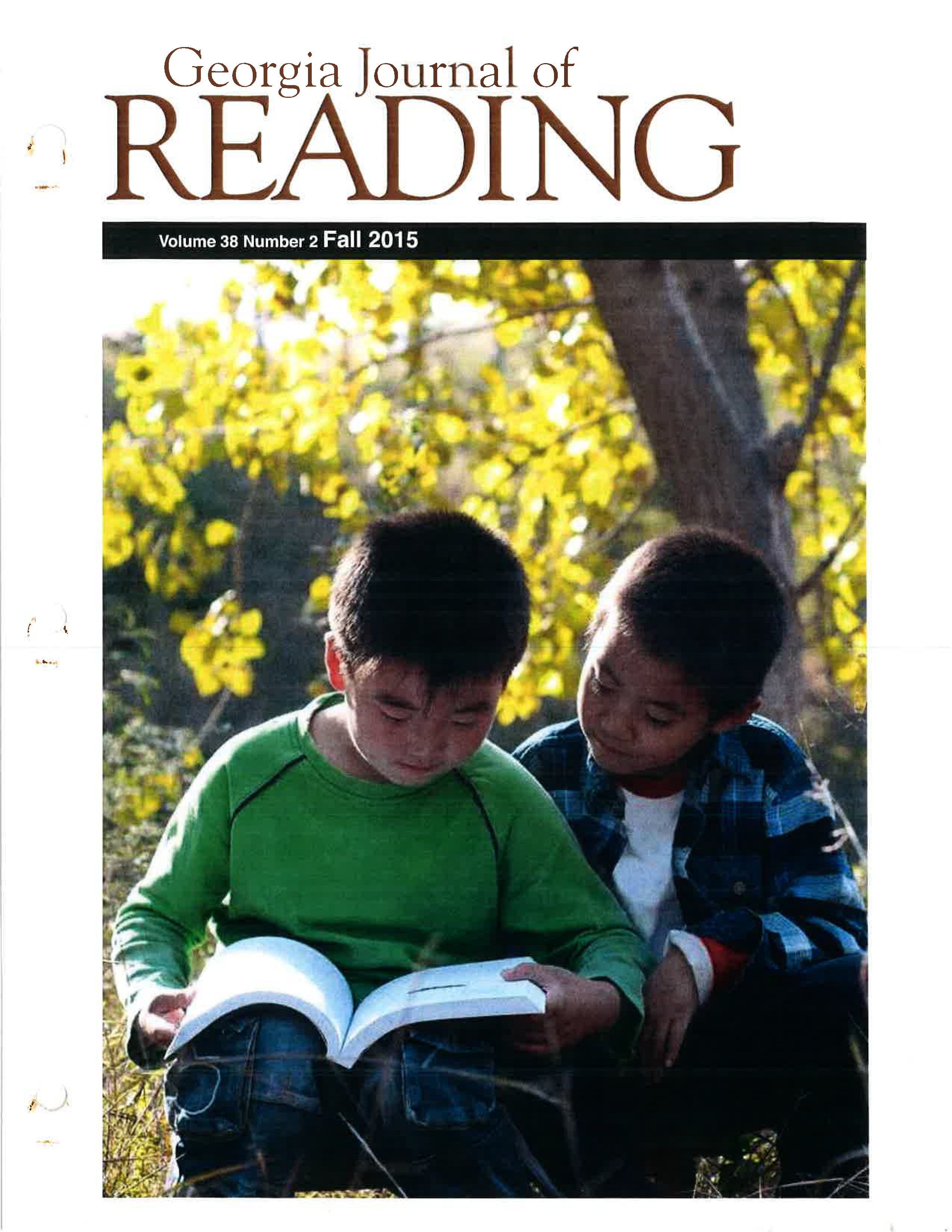 Georgia Journal of Reading (Fall 2015)