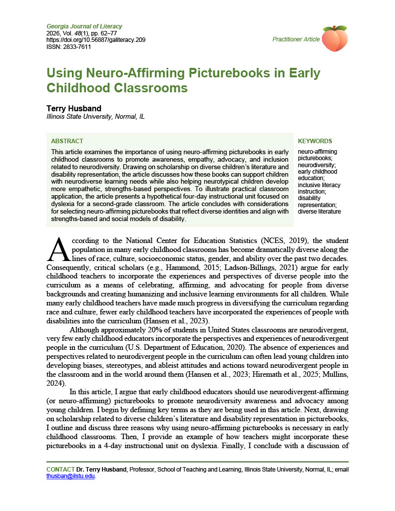 05 209 Neuro-Affirming Picturebooks (Husband, 2026)