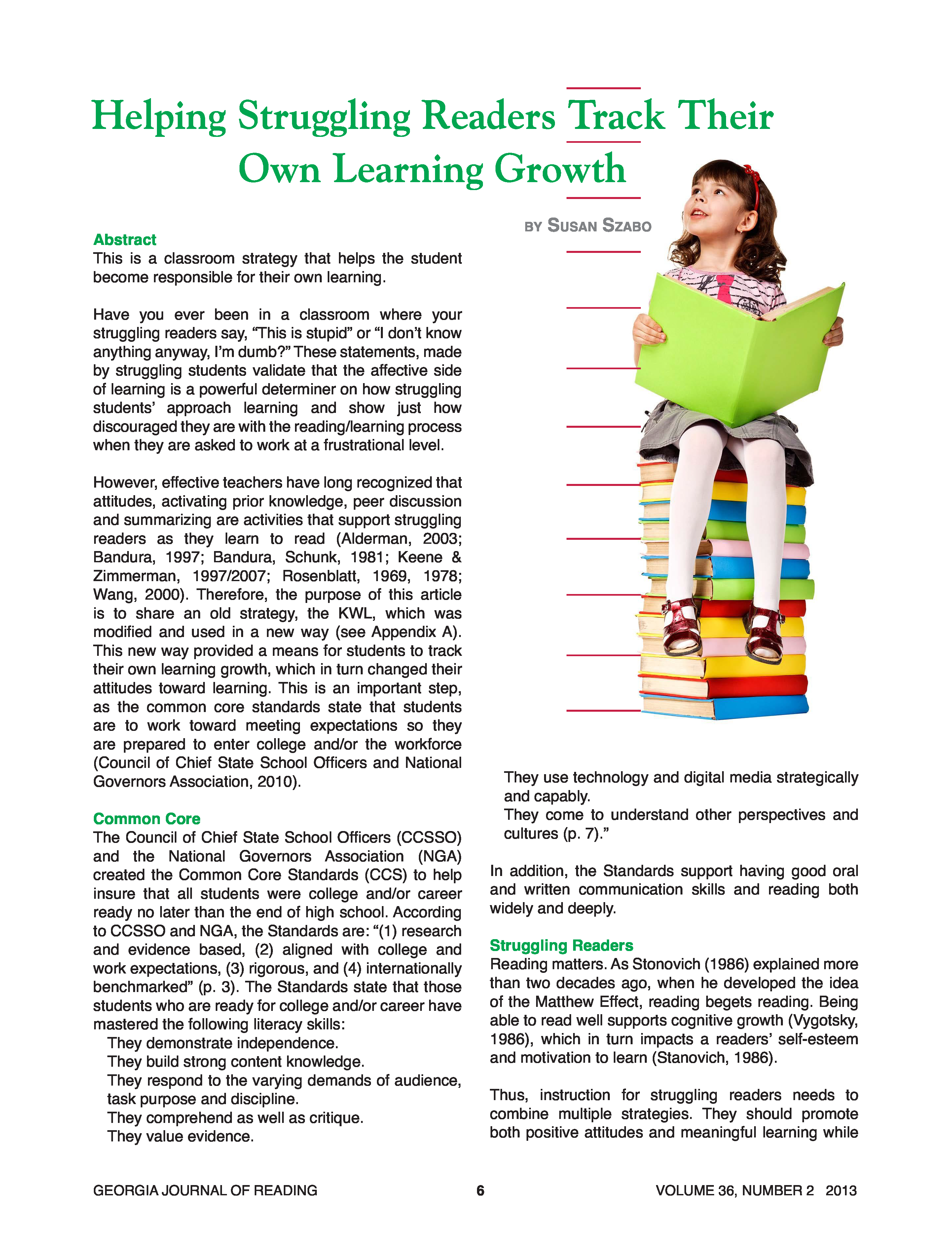 Helping Struggling Readers Track Their Own Learning Growth